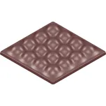 Forma na čokoládu 2x tabulka čtverec BUBLINY 11,5x11,5 cm - CHOCOLATE WORLD