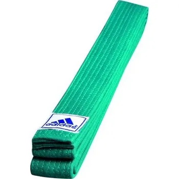 Bojový sport PÁSEK NA KIMONO - ADIDAS BASIC LINE Barva: Zelená, Délka: 220