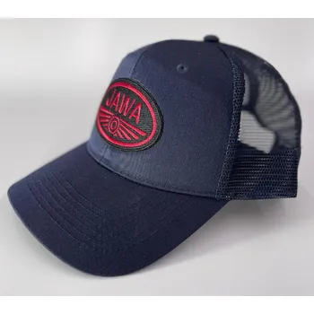 Kšiltovka Kšiltovka Jawa logo - nášivka, Beechfield ® - námořní modrá