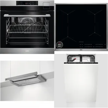 Set domácích spotřebičů AEG BSK792380M + AEG Mastery SenseBoil IAE64413XB + AEG DPE5660M + AEG Mastery GlassCare FSE73407P