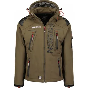 Pánská softshellová bunda GEOGRAPHICAL NORWAY bunda pánská TECHNO softshellová khaki S