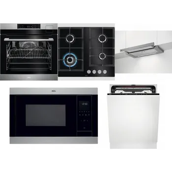 Set domácích spotřebičů AEG BSK792380M + AEG Mastery SpeedBurner HKB64420NB + AEG DPE5660M + AEG Mastery MSB2547D-M + AEG FSE74707P