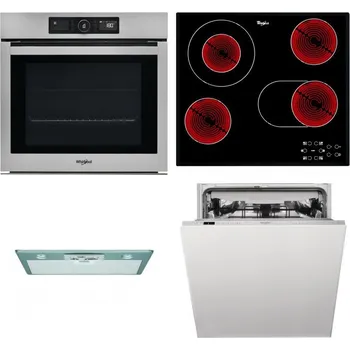 Set domácích spotřebičů WHIRLPOOL AKZ9 9480 IX + WHIRLPOOL AKT 8190/BA + WHIRLPOOL AKR 650/1 IX + WHIRLPOOL WIC 3C33 PFE