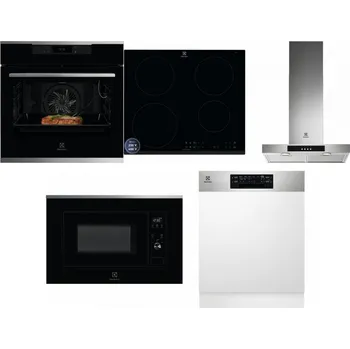 Set domácích spotřebičů ELECTROLUX KOEBP39X + ELECTROLUX LIR60433B + ELECTROLUX LFT426X + ELECTROLUX LMS2203EMX + ELECTROLUX EEM48300IX