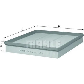Vzduchový filtr Vzduchový filtr, , 6194571, 919F9601AA, KNECHT, LX 579