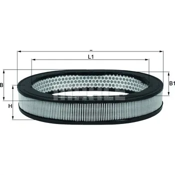 Vzduchový filtr Vzduchový filtr, , 5017036, 860X9601BUA, E30123603, E301236039A, E301236039B, KNECHT, LX 88