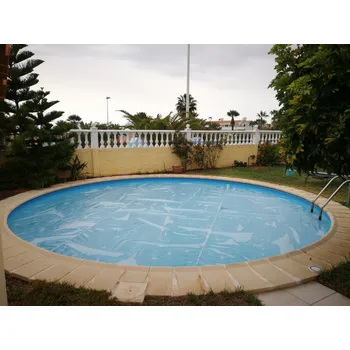 Ohřev bazénu Solární plachta kruh 500 cm průhledná Cornisun CORNISUN351