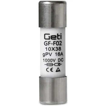 Autoelektrika Pojistka GETI GF-F02 pro fotovoltaické systémy 16A/1000V DC