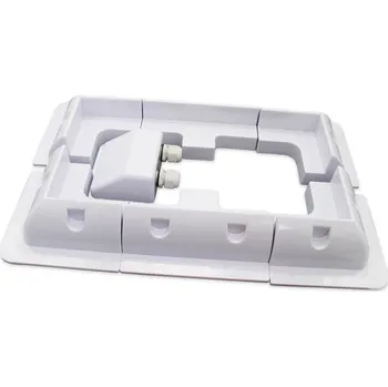 držák na solární panel SAPRO FVE FVE ABS7WH držák pro fotovoltaický panel s průchodkou, 7 dílů, karavan FVETF0180