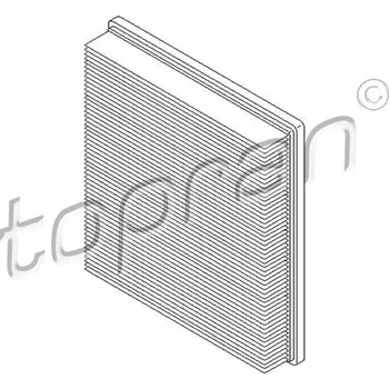 Filtr do auta Vzduchový filtr, , 1373667, 1729416, 6C119601C1B, 6C119601CB, TOPRAN, 304 053