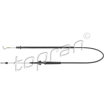 Brzdový systém Lanko plynu, , 7D1721555, TOPRAN, 109 858