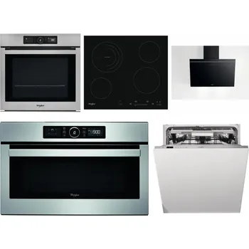 Set domácích spotřebičů WHIRLPOOL AKZ9 9480 IX + WHIRLPOOL AKT 8900 BA + WHIRLPOOL AKR 62F LT K + WHIRLPOOL ABSOLUTE AMW 730 IX + WHIRLPOOL WIO 3T133 PLE