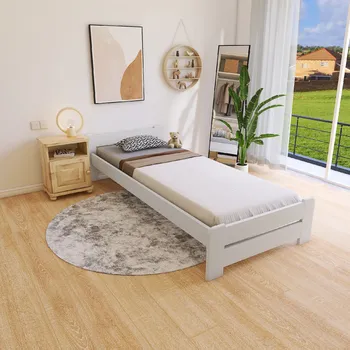 Postel Maxi Postel z masivu Evropa 80 x 200 cm - barva Bílá