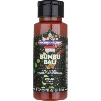 Omáčka BBQ grilovací omáčka Bumbu Bali Hot 250ml Saus.Guru