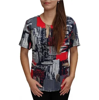 Dámská halenka Halenka Ardewo modro-červená klasika Velikosti Ardewo: M