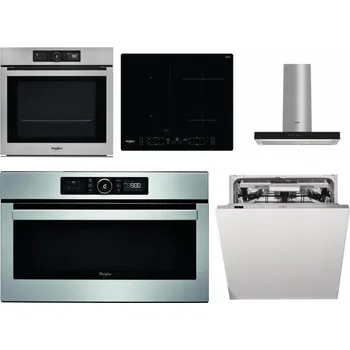 Set domácích spotřebičů WHIRLPOOL AKZ9 9480 IX + WHIRLPOOL WL B8160 NE + WHIRLPOOL WHBS 62F LT K + WHIRLPOOL ABSOLUTE AMW 730 IX + WHIRLPOOL WIO 3T133 PLE