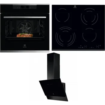 Set domácích spotřebičů ELECTROLUX KOEBP39X + ELECTROLUX EHF6343FOK + ELECTROLUX LFV616K