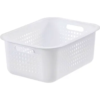 Úložný box SmartStore Plastový košík 15 bílý