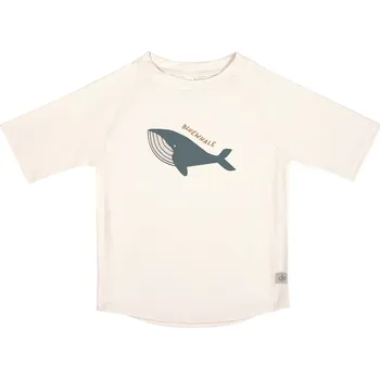 Dívčí tričko LÄSSIG Short Sleeve Rashguard Whale milky Velikost: 86