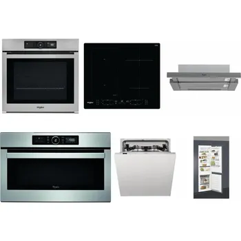 Set domácích spotřebičů WHIRLPOOL AKZ9 9480 IX + WHIRLPOOL WL B8160 NE + WHIRLPOOL AKR 749/1 IX + WHIRLPOOL ABSOLUTE AMW 730 IX + WHIRLPOOL WIC 3C33 PFE + WHIRLPOOL ART 66112