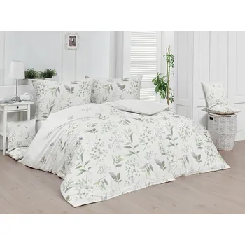 Povlečení Matějovský Jasmine mako satén 210 x 240, 2x 70 x 90 cm zipový uzávěr