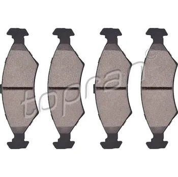 Brzdový systém Sada brzdových destiček, kotoučová brzda, , 1010503, 1030602, 1042688, 1064763, 96FB2K021BA, 97FB2K021BA, 98FB2K021BA, EBD2079, TOPRAN, 300 108