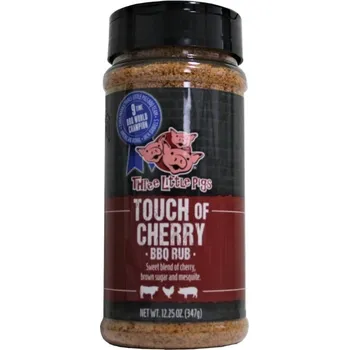 Koření BBQ koření Touch of Cherry BBQ Rub 184g Three Little Pigs