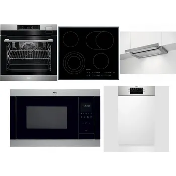 Set domácích spotřebičů AEG BSK792380M + AEG Mastery DirectTouch HK654070FB + AEG DPE5660M + AEG Mastery MSB2547D-M + AEG Mastery MaxiFlex FEE73517PM