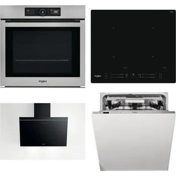 Set domácích spotřebičů WHIRLPOOL AKZ9 9480 IX + WHIRLPOOL WL S7260 NE + WHIRLPOOL AKR 62F LT K + WHIRLPOOL WIO 3O540 PELG