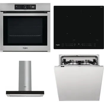 Set domácích spotřebičů WHIRLPOOL AKZ9 9480 IX + WHIRLPOOL WL S7260 NE + WHIRLPOOL WHBS 62F LT K + WHIRLPOOL WIC 3C33 PFE