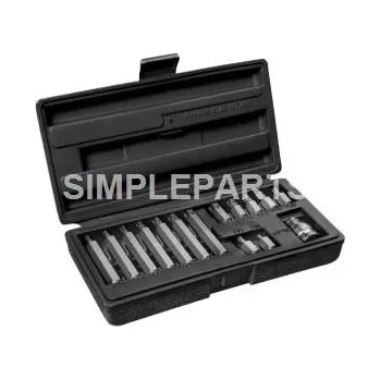 Nářadí pro automobil Sada bitů Torx, 15ks, , TOPEX, 39D391