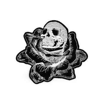 Nášivka Nášivka - Lebka v růži