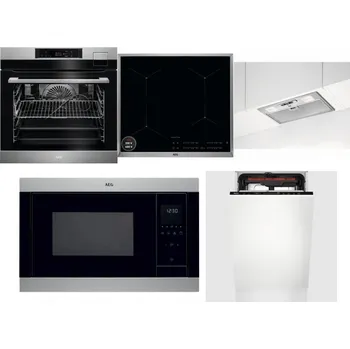 Set domácích spotřebičů AEG BSK792380M + AEG Mastery SenseBoil IAE64413XB + AEG DGB3523S + AEG Mastery MSB2547D-M + AEG Mastery MaxiFlex FSE73507P