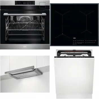Set domácích spotřebičů AEG BSK792380M + AEG Mastery SenseFry IAE64431FB + AEG DPE5660M + AEG FSE74707P