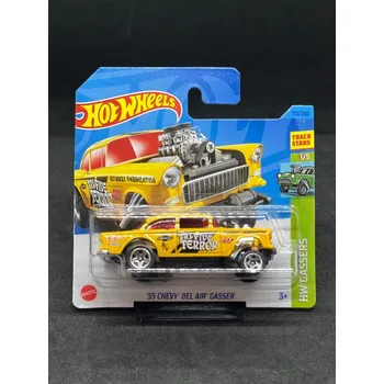 autíčko Hot Wheels - 55 Chevy Bel Air Gasser yellow NOVÉ