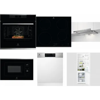 Set domácích spotřebičů ELECTROLUX KOEBP39X + ELECTROLUX LIR60430 + ELECTROLUX LFP326S + ELECTROLUX LMS2203EMX + ELECTROLUX EEM48300IX + ELECTROLUX LNT3LF18S