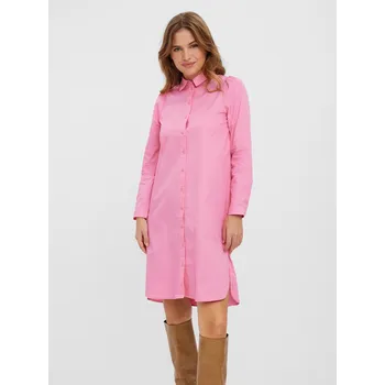 Dámské tričko Vero Moda dámské košilové šaty Shay růžové Velikost: M
