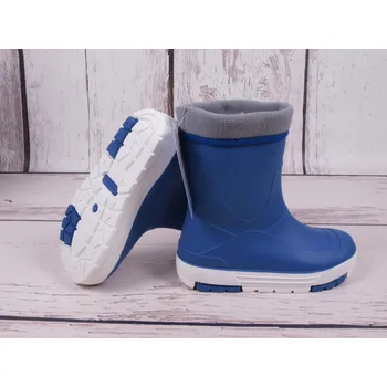 Chlapecká obuv Holínky gumáky Camminare Bimbo kobaltově modré zateplené vyjímatelnou vložkou velikost: 34/35