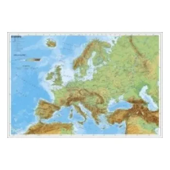 Stiefel Wandkarte Kleinformat Europa, physisch, ohne Metallstäbe – (DE)