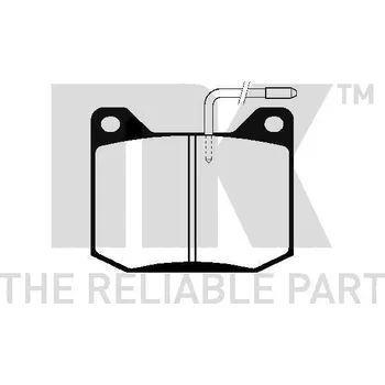 Auto-moto Sada brzdových destiček, kotoučová brzda, , NK, 223704