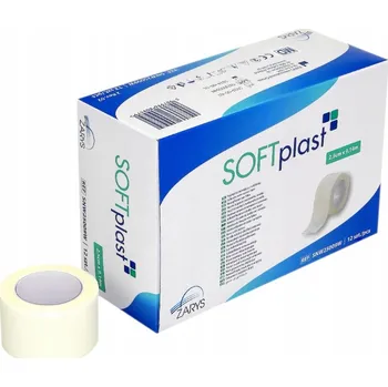 Náplast ZARYS International Group SOFTplast, papírová náplast na cívce, bílá, hypoalergenní, nesterilní, balení Varianta: 5cm x 9,14m
