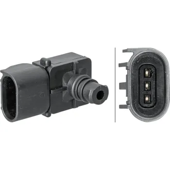 Senzor tlaku sacího potrubí, , 5033310AC, 5149091AA, 56028562AB, 56041018AC, 56041018AD, 6102192AA, 68199324AA, HELLA, 6PP 358 152-081