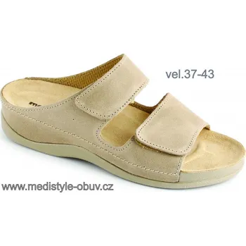 Dámská zdravotní obuv MEDISTYLE PETRA PP-512/K pantofel béžový, béžová - 38