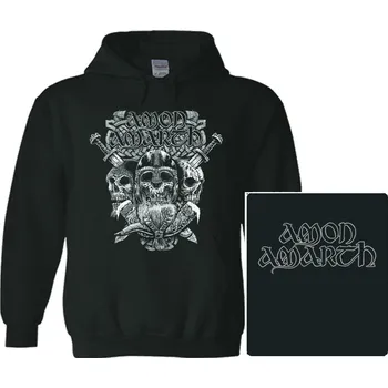 Pánská mikina mikina s kapucí Amon Amarth - Warrior Skull