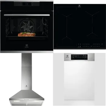 Set domácích spotřebičů ELECTROLUX KOEBP39X + ELECTROLUX EIV634 + ELECTROLUX LFC316X + ELECTROLUX EEM43300IX