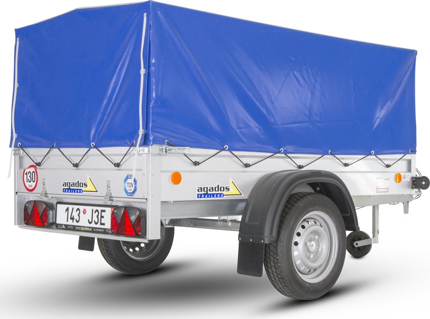 PŘÍVĚS HANDY-20 N1, 750 KG + PLACHTA 0,83M AKCE + OPĚR.KOLEČKO