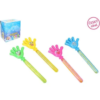 Hračka na písek Wiky Bublifuk ruka 67 ml Žlutý