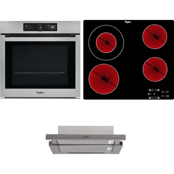 Set domácích spotřebičů WHIRLPOOL AKZ9 9480 IX + WHIRLPOOL AKT 8130/NE + WHIRLPOOL AKR 5390/1 IX