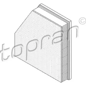 Vzduchový filtr Vzduchový filtr, , 13717793647, TOPRAN, 501 309