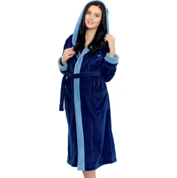 Dámské noční prádlo Dámský župan 20685 granát SPACE